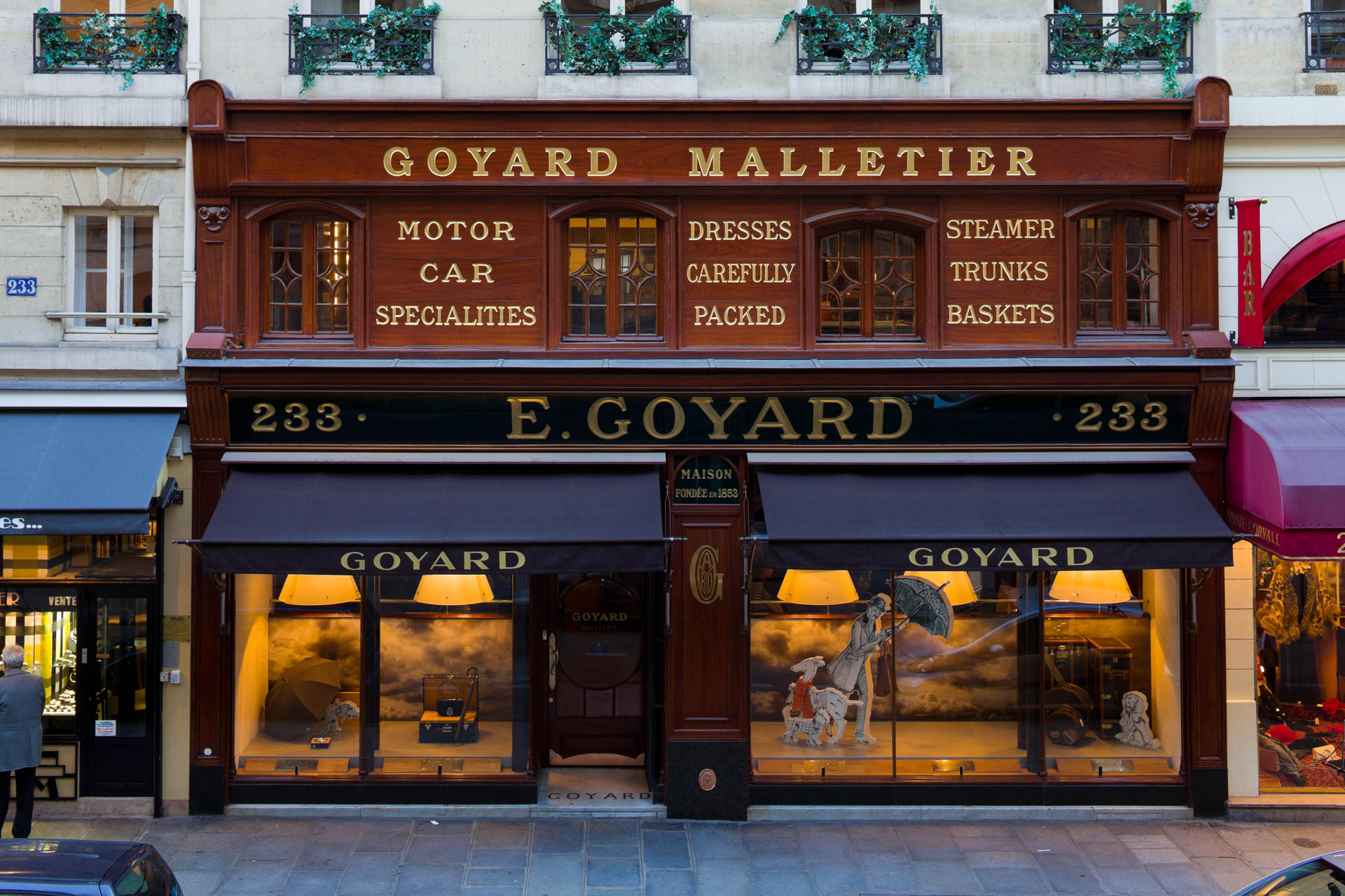 Facade-Goyard_8291_Avant Maison Goyard - Paris 17